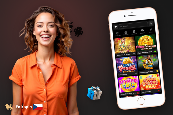 Fairspin Casino app s biometrickým přihlášením pomocí otisku prstu