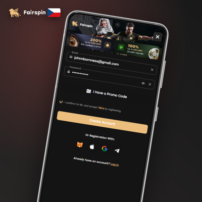 Propojení kryptopeněženky pro okamžitou registraci v Fairspin Casino